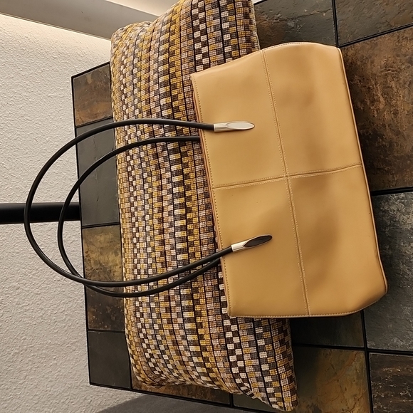 Vintage Handbags - Vintage Retro Loop Handle Satchel Shoulder Bag Purse Vegan Leather Handbag